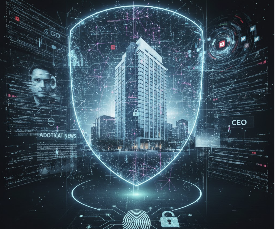 AI disinformation security in company building