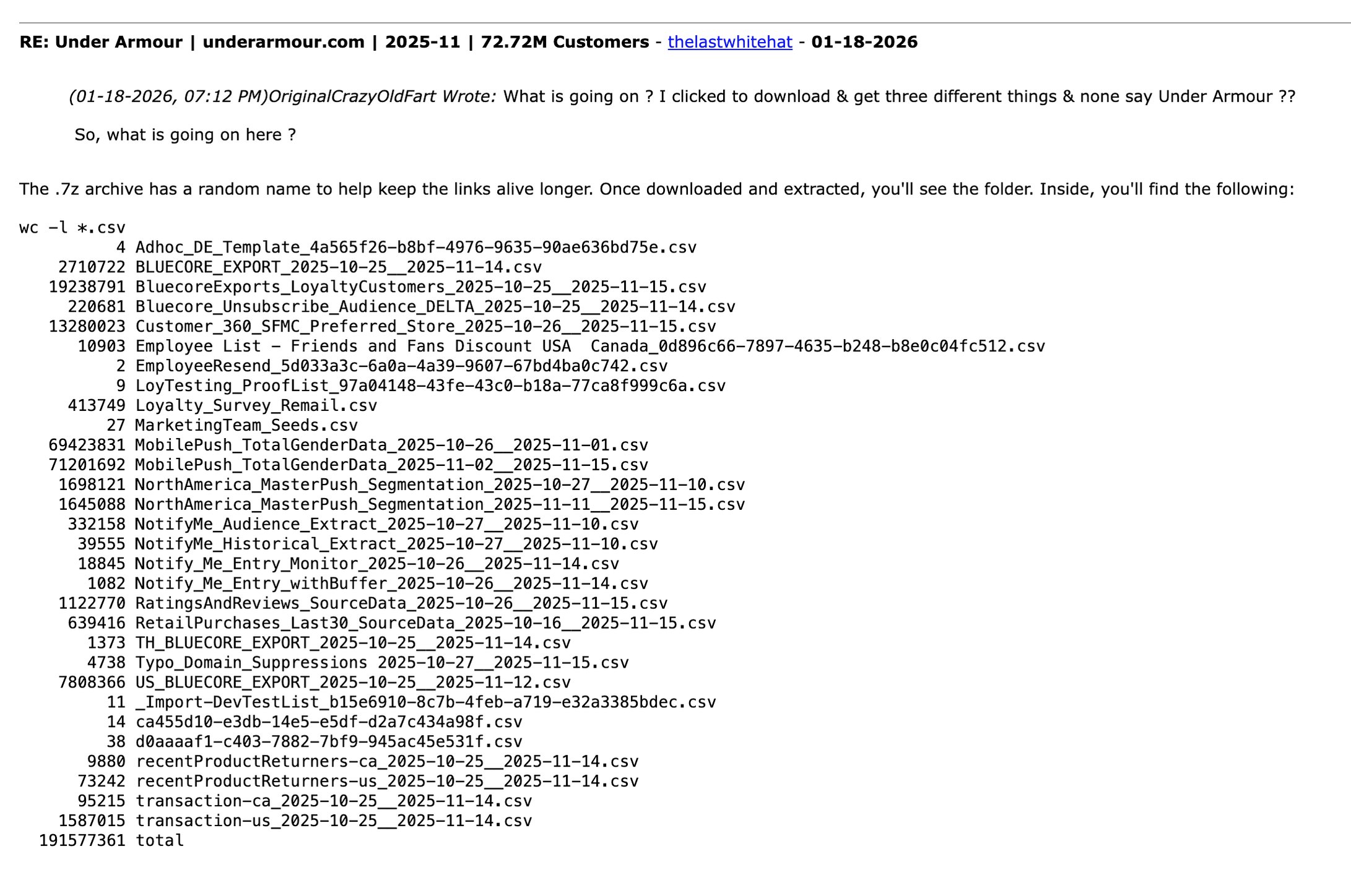 Breach file structure
