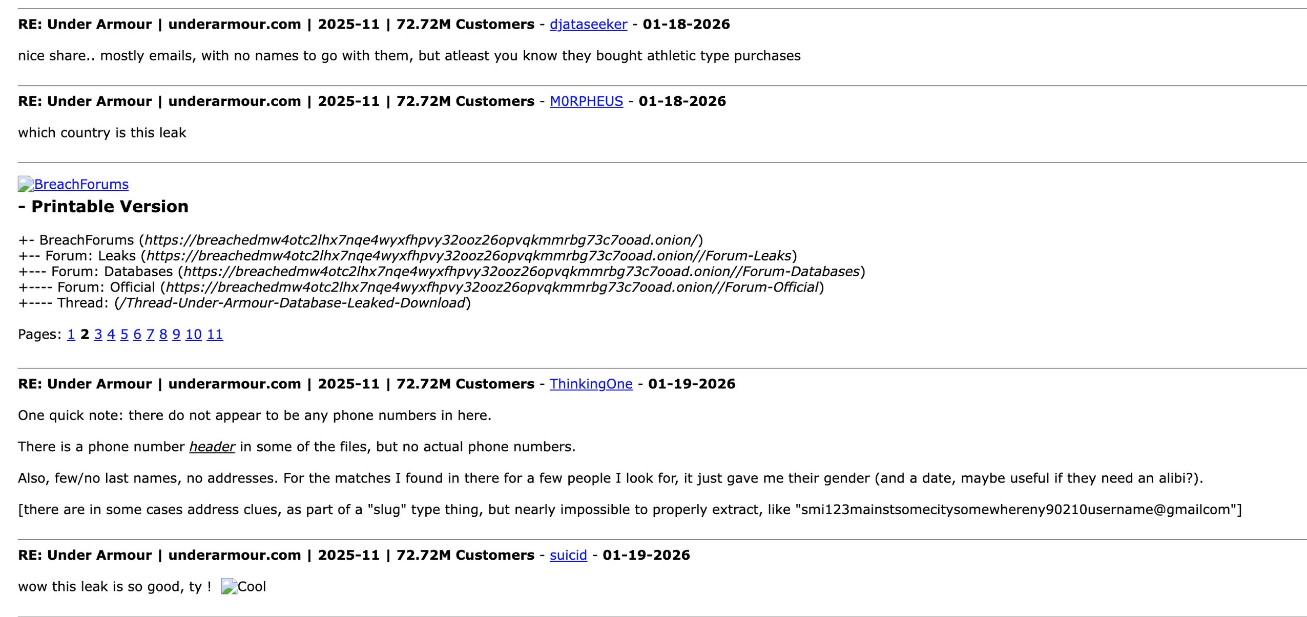 Actually in the leak