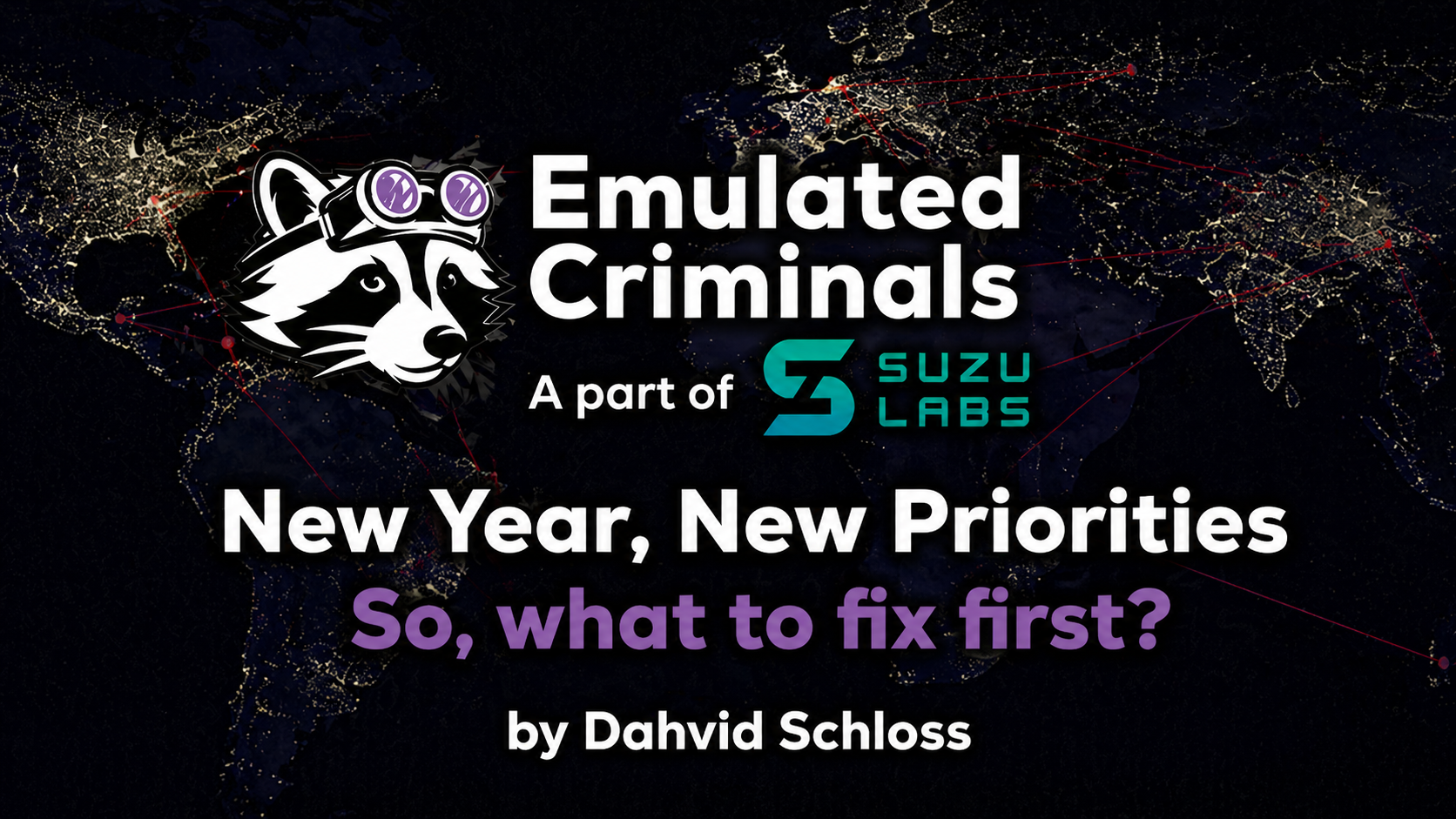 New Year, New Priorities - So, what to fix first?
