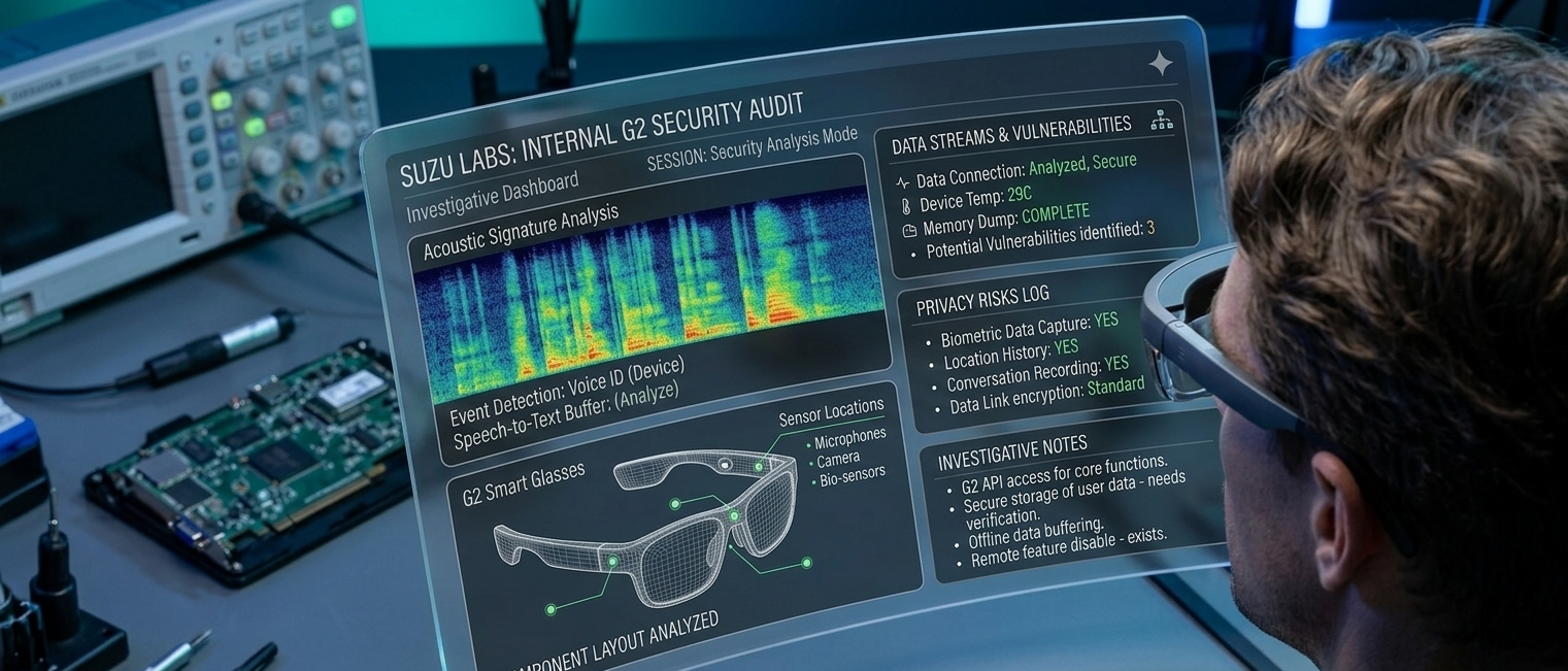 Internal Analysis: Even Realities G2 Smart Glasses Security & Privacy Investigation