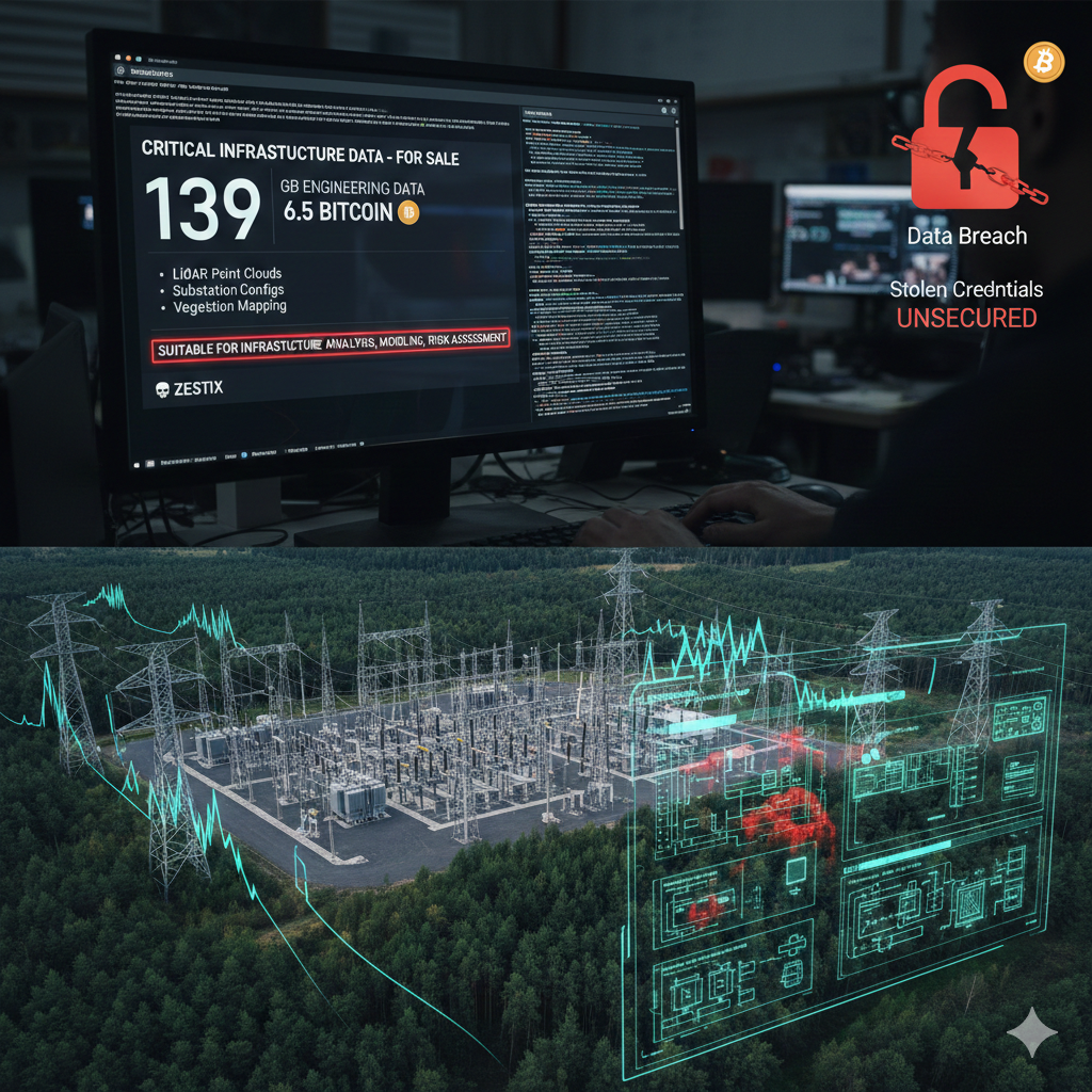 When Grid Data Goes Dark Web