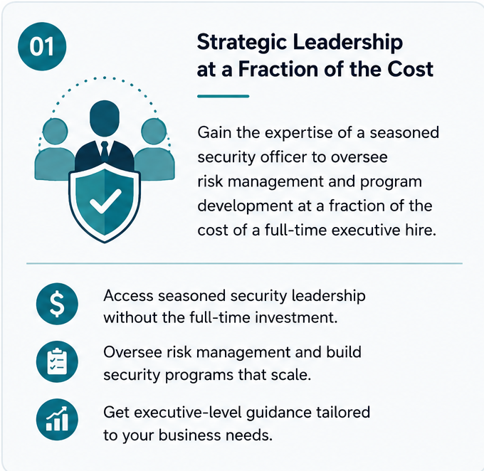 Step 1 vCISO DefSec Page